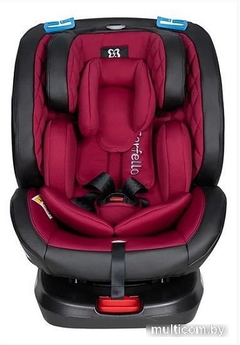 Детское автокресло Farfello Isofix YB102A(2) (бордовый/экокожа)
