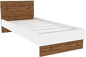 Кровать Doma Modul 90x200 (белый/дуб крафт)