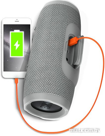 Беспроводная колонка JBL Charge 3 (серый)