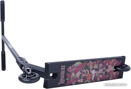 Трюковый самокат Longway Santa Muerte 6.0 (серебристый)