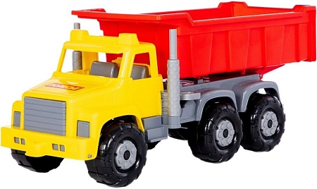 Самосвал Полесье Супергигант 96630 (желтый/красный)