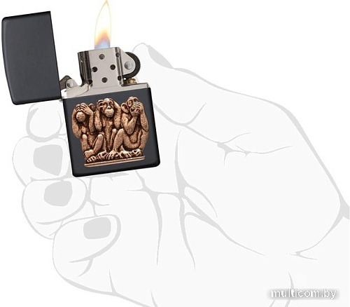Зажигалка Zippo Three Monkeys 29409-000003