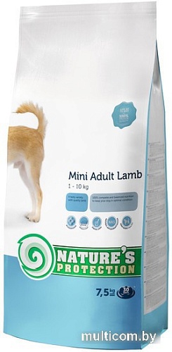 Корм для собак Nature's Protection Mini Adult Lamb 7.5 кг