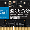 Оперативная память Crucial 8ГБ DDR5 SODIMM 4800МГц CT8G48C40S5