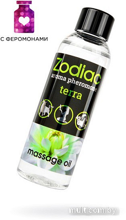 Масло для массажа Биоритм Zodiac Terra с феромонами 13021 (75 мл)