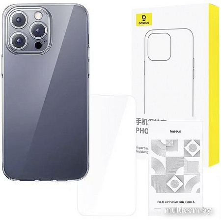 Чехол для телефона Baseus Schott Series для iPhone 15 Pro Max (прозрачный)