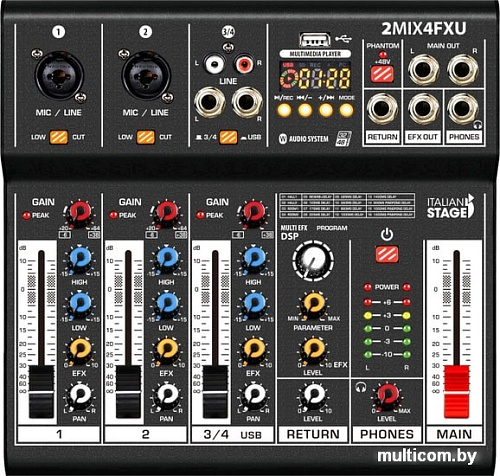 Микшерный пульт Italian Stage IS 2MIX4FXU