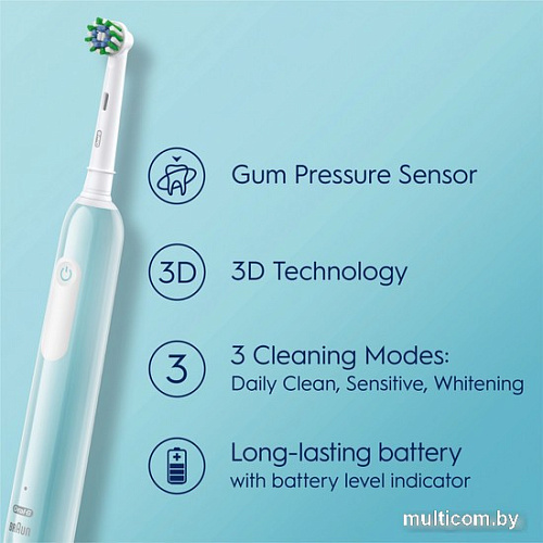 Комплект зубных щеток Oral-B Pro Series 1 D305.523.3H (2 шт, черный/бирюзовый)