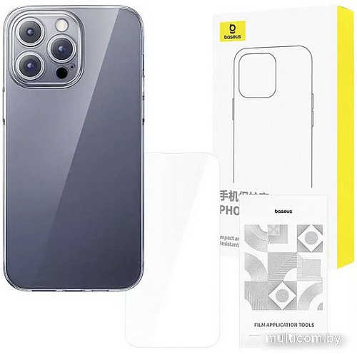 Чехол для телефона Baseus Schott Series для iPhone 15 Pro Max (прозрачный)
