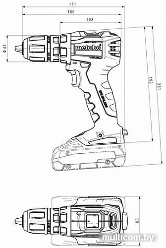 Дрель-шуруповерт Metabo BS 18 L BL Q 602327840 (без АКБ, кейс)