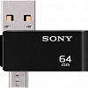 USB Flash Sony USB On-The-Go 64GB Black (USM64SA2B)