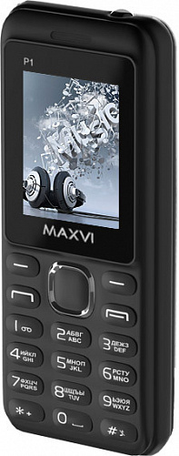 Мобильный телефон Maxvi P1 Black