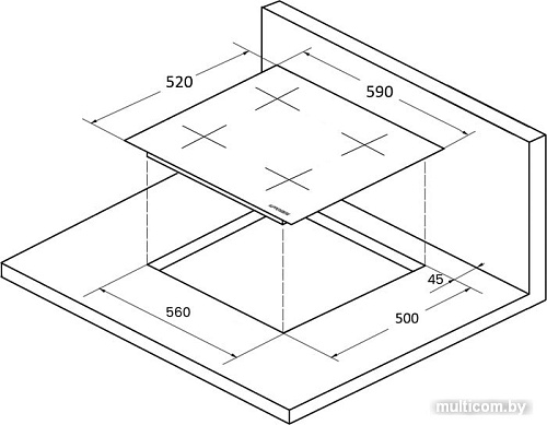 Варочная панель KUPPERSBERG ICS 604