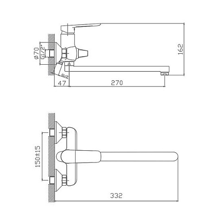 Смеситель Cron CN22521