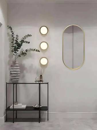 Зеркало eMZe 43x88 UV.43.88.AUR (золото с УФ-окантовкой)