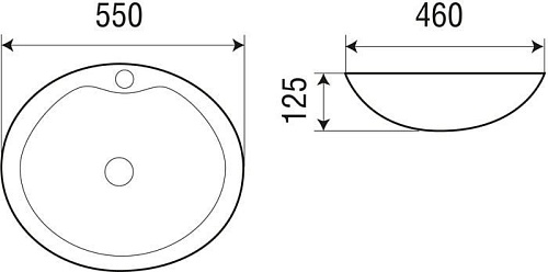 Умывальник WeltWasser Elbach 1147