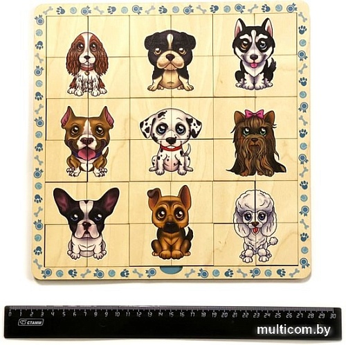 Мозаика/пазл Нескучные игры Забавные песики 8021