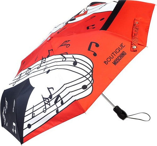 Зонт Moschino 7020-OCC Olivia Musician Red