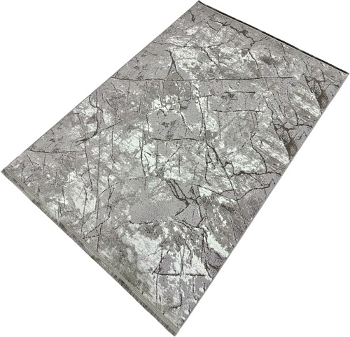 Ковер для жилой комнаты Radjab Carpet Афина Прямоугольник 0908A 13245RK (3x4, Grey/Grey)
