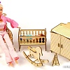Аксессуары для кукольного домика Теремок Детская для кукол типа Barbie КМБ-14