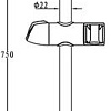 Душевая штанга Bravat D148CP-RUS