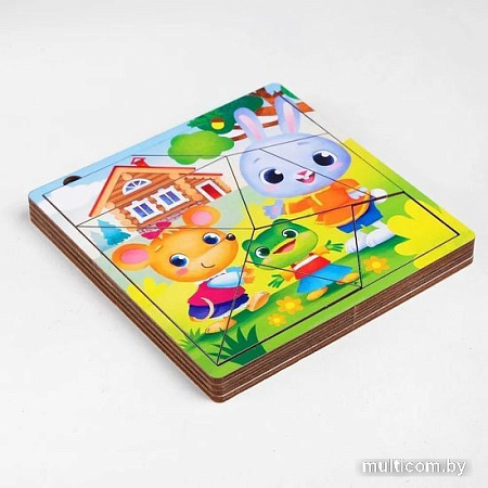 Пазл Лесная мастерская Сказки для малышей разрезной 4276012 (23 эл)