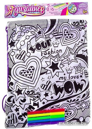 Набор для рисования Bondibon Сумка для раскрашивания для девочек ВВ2298