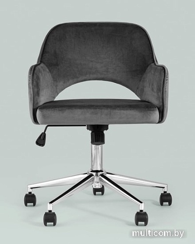 Кресло Stool Group Кларк велюр (серый)
