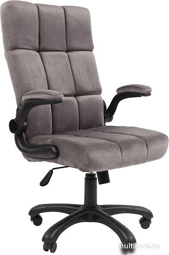 Офисное кресло CHAIRMAN Home 444 (велюр, Т-55 серый)