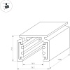 Шинопровод Arlight Mag-Orient-Track-2620-2000 037309