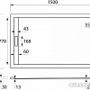 Душевой поддон Cezares TRAY-AS-AH-150/90-30-W 150x90