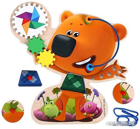 Бизиборд Буратино Ми-ми-мишки бизиборд кеша MMM-20