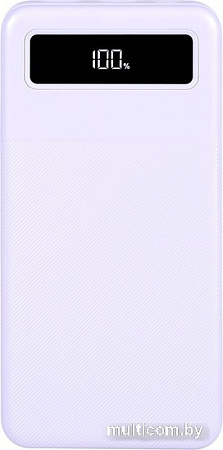 Внешний аккумулятор TFN Porta LCD PD 22.5W 10000mAh (сиреневый)