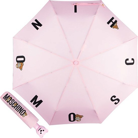 Зонт Moschino 8068-OCN Bear in the Logo Pink
