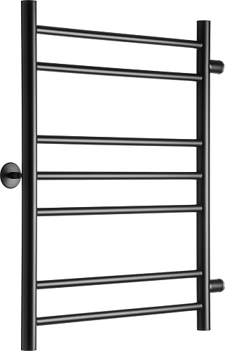 Полотенцесушитель Ростела Свирель V 500x700/7 1" (Ral 9005, боковое подключение)