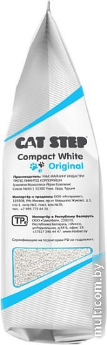 Наполнитель Cat Step Compact White Original 5 л