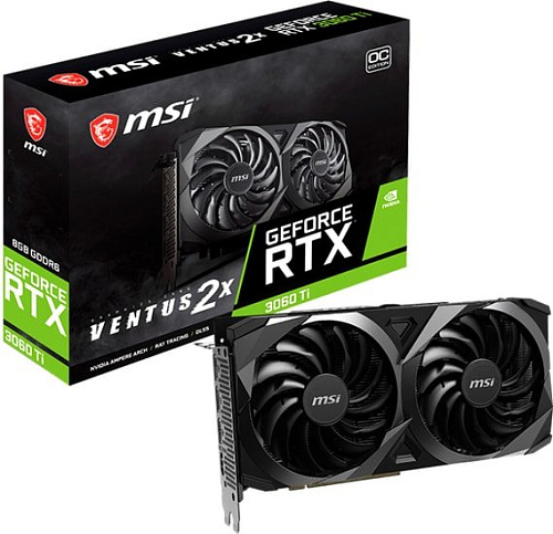 Видеокарта MSI GeForce RTX 3060 Ti Ventus 2X OC