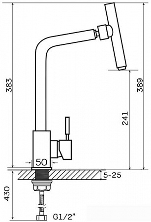 Смеситель Zerix LR4998-5 ZX1061