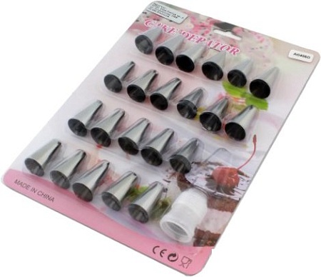 Насадка на кондитерский мешок Sipl AG406G (24 шт)