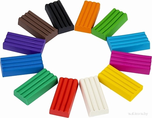 Пластилин Пифагор Веселая такса 106675 (12 цв)