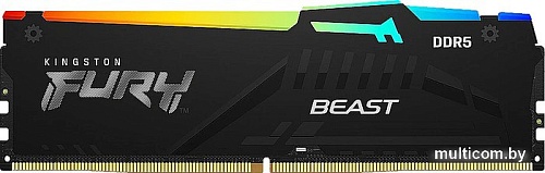 Оперативная память Kingston FURY Beast RGB 8ГБ DDR5 6000 МГц KF560C40BBA-8