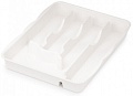 Лоток для столовых приборов Альтернатива М8516 (белый)