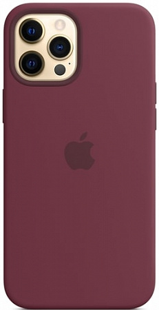 Чехол Apple MagSafe Silicone Case для iPhone 12 Pro Max (сливовый)
