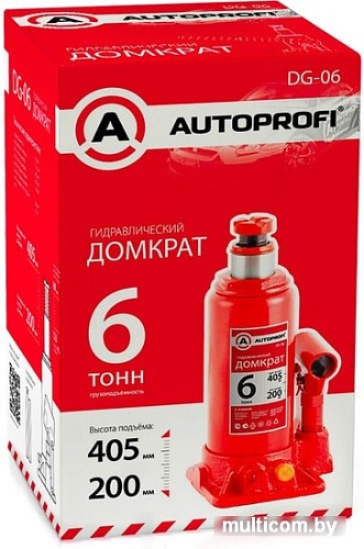 Бутылочный домкрат Autoprofi DG-06 6т