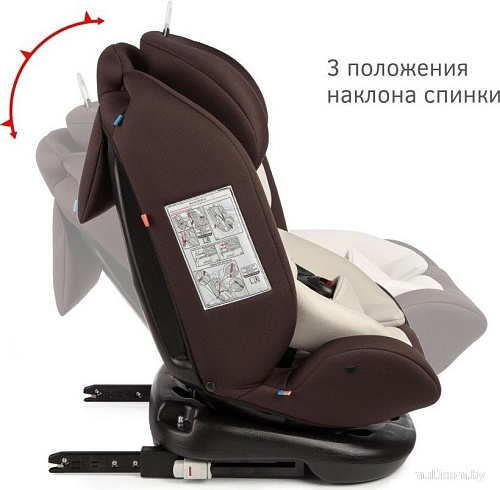 Детское автокресло Siger Престиж Isofix Lux KRES3946 (шоколад)