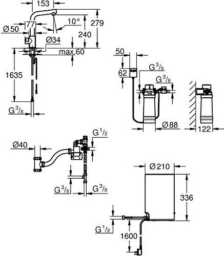 Вентиль Grohe Red Mono 30339001