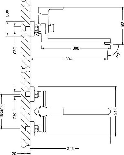 Смеситель Lemark Aura LM0651CH