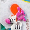 Погремушка Bondibon Baby You мороженое, зебра ВВ3116