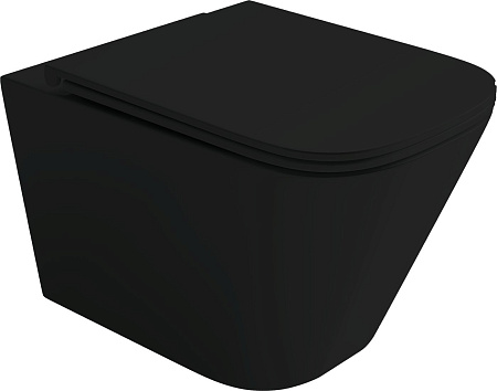 Ceramica Nova Union CN4009T (черный матовый, с креплением и сиденьем)