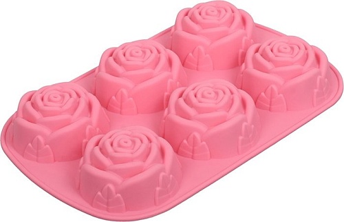 Форма для выпечки Marmiton Розы 16021 (розовый)